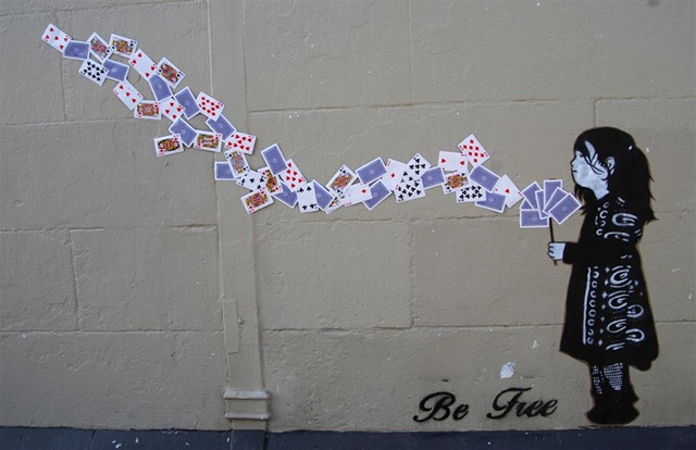 Be Free is a street artist from Melbourne, Australia. It happens that Free is what a bunch of the below events are this week.