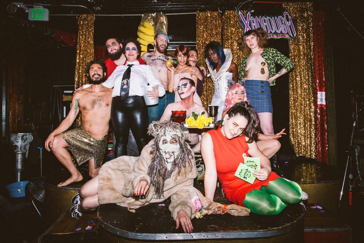 Palace of Trash in their glittering and trashy finery